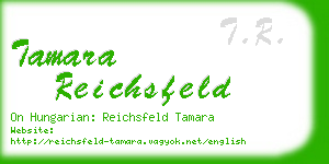 tamara reichsfeld business card